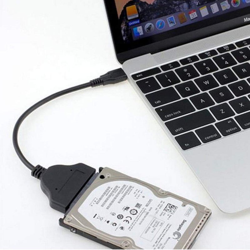 JacobsParts USB 3.1 Type C to SATA III SSD HDD 2.5" Hard Drive Adapter Cable, Supports UASP - Image 2